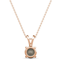 Lade das Bild in den Galerie-Viewer, Collier pendentifs VERNICE STONE - Or Rosé &amp; Cristal
