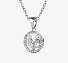 Charger l'image dans la galerie, Collier Pendentif ZODIAQUE – Argenté &amp; Cristal – 12 Signes
