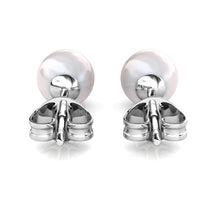 Lade das Bild in den Galerie-Viewer, Boucles d&#39;oreilles FULL MOON PEARL - Argenté &amp; perle
