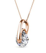 Lade das Bild in den Galerie-Viewer, Parure CLASSY - Or rosé &amp; Cristal
