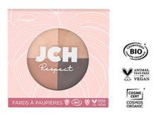 Load image into Gallery viewer, Palette 4 fards à paupières - 9g - JCH Respect
