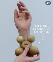Charger l&#39;image dans la galerie, Accessoire de massage amincissant en bois SLIM ROLLER - OXALIA
