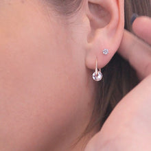 Lade das Bild in den Galerie-Viewer, Boucles d&#39;oreilles CLASSY- Or Rosé &amp; Cristal
