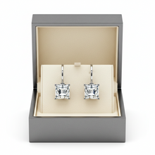 Load image into Gallery viewer, Boucles d'Oreilles SQUARE – Argent &amp; Cristal d'Autriche | MYC Paris
