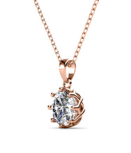 Lade das Bild in den Galerie-Viewer, Parure LILY - Or rosé &amp; Cristal
