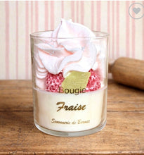 Load image into Gallery viewer, Bougie Tiramisu Fraise 160g – Savonnerie de Bormes | Cire Végétale
