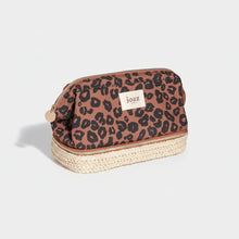 Charger l'image dans la galerie, Trousse Wild Bi-Matière Léopard à 2 Compartiments - JOZZ Beauty
