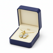 Charger l'image dans la galerie, Collier pendentif FOUR LEAF – Or 18k &amp; Cristal Autrichien | MYC Paris
