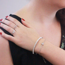 Charger l&#39;image dans la galerie, Bracelet BIRTH STONE - Argenté &amp; Cristal - MYC Paris
