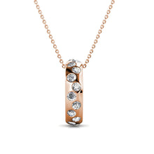 Load image into Gallery viewer, Collier JOY – Or Rosé &amp; Cristal
