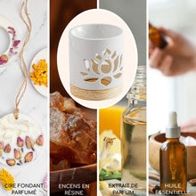Lade das Bild in den Galerie-Viewer, Brûle parfum &amp; fondants parfumés NENUPHAR - Céramique - Zen'Arôme
