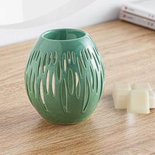 Lade das Bild in den Galerie-Viewer, Chauffe cire parfumée &amp; fondants OVALI en céramique - Zen'Arôme
