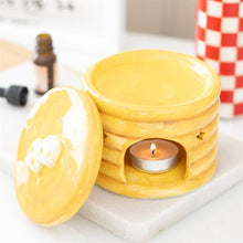 Charger l'image dans la galerie, Brûle-parfum et chauffe-cire Pancakes en céramique
