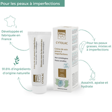 Lade das Bild in den Galerie-Viewer, Cytolac Gesichtscreme - Hautpflegecreme - Zu Unreinheiten neigende Haut - 50 ml - CYTOLNAT
