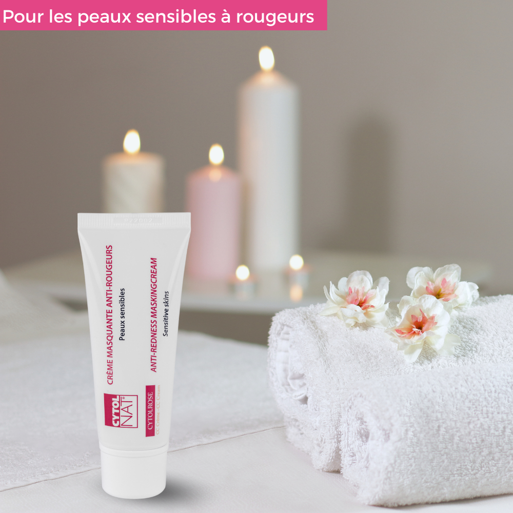 CC Cream Cytolrose – Getönte CC Cream gegen Rötungen – 40 ml – CYTOLNAT