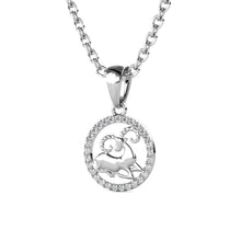 Charger l'image dans la galerie, Collier Pendentif ZODIAQUE – Argenté &amp; Cristal – 12 Signes
