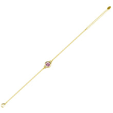 Charger l&#39;image dans la galerie, Bracelet BIRTH STONE  - Doré &amp; Rose - MCY Paris
