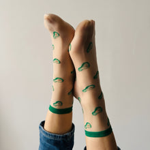 Charger l'image dans la galerie, Clémence - Chaussettes fantaisie femme fruits - AVOCATS

