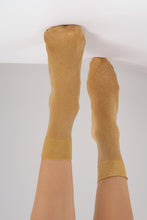 Lade das Bild in den Galerie-Viewer, Chaussettes paillettes Céleste - lurex scintillant - Sockette
