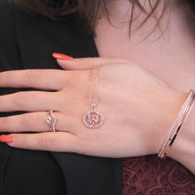 Charger l'image dans la galerie, Collier Pendentif ZODIAQUE – Or Rosé &amp; Cristal – 12 Signes
