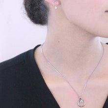 Load image into Gallery viewer, Parure OCTAVIA - Argent &amp; Cristal
