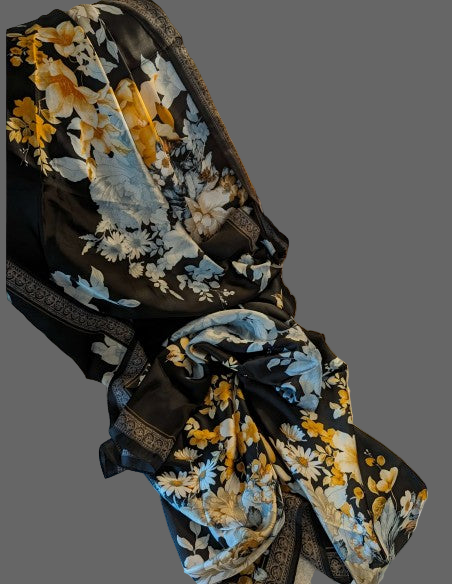 Etole soie mélangée - COLLECTION FLOWER - ACCESSORI