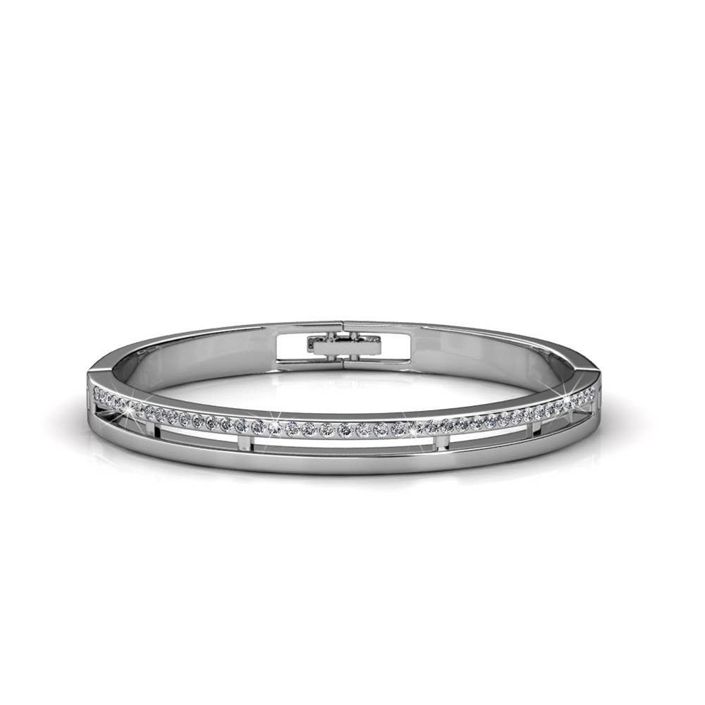 Bracelet ELEGANT - Argenté & Cristal - MYC Paris