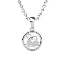 Charger l'image dans la galerie, Collier Pendentif ZODIAQUE – Argenté &amp; Cristal – 12 Signes
