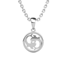 Lade das Bild in den Galerie-Viewer, Pendentif Zodiaque Poisson – Argent &amp; Cristal Autrichien | MYC Paris
