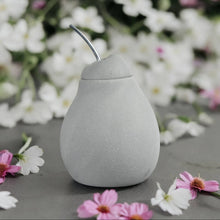 Lade das Bild in den Galerie-Viewer, Brûle parfum, fondant &amp; cire Parfumée POIRE - Céramique mat - Zen'Arôme
