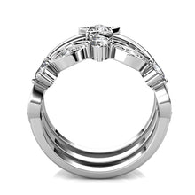 Charger l'image dans la galerie, Bague SOLAR - Argent &amp; Cristal
