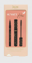 Lade das Bild in den Galerie-Viewer, Duo-Augenset: Mascara und Eyeliner - Schwarz - JOZZ BEAUTY
