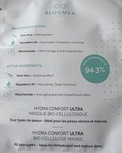 Lade das Bild in den Galerie-Viewer, BLOOMEA - HYDRA-CONFORT feuchtigkeitsspendende Bio-Zellulose-Maske - Einzelbeutel
