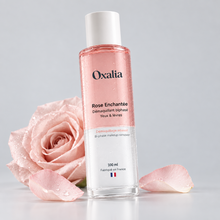 Lade das Bild in den Galerie-Viewer, Démaquillant biphasé bio yeux &amp; lèvres Rose Enchantée 100 ml – Oxalia
