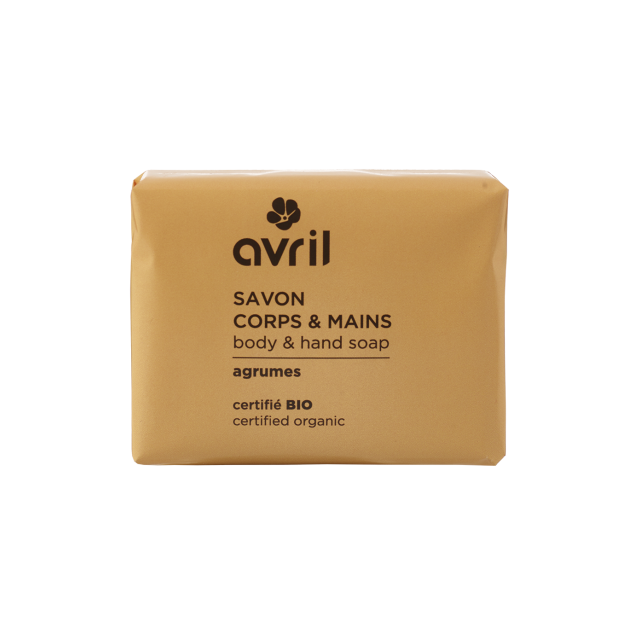 Savon bio corps & mains - 100g - AVRIL