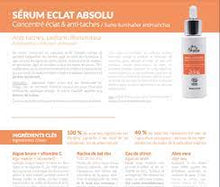 Charger l&#39;image dans la galerie, Sérum concentré éclat du teint &amp; anti-taches  à la Vitamine C Subtilement nacré  Unifiant, illuminateur ECLAT ABSOLU - 30ml - OXALIA
