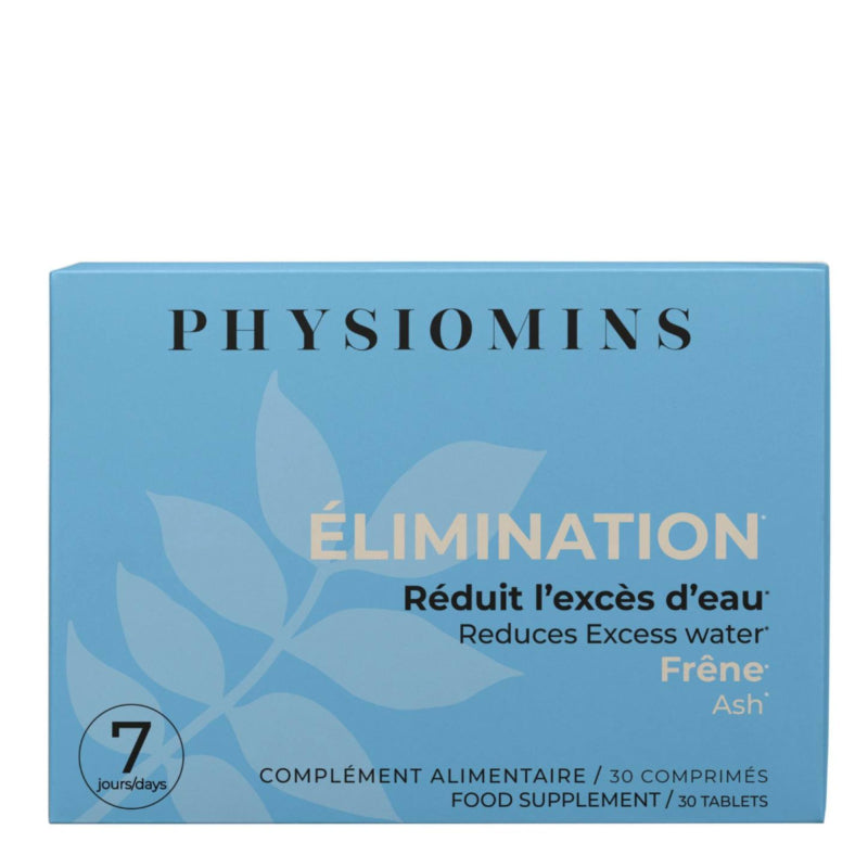 PHYSIOMINS - Réduit l'excès d'eau  ELIMINATION - 30 comprimés