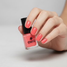 Charger l'image dans la galerie, Vernis à Ongles PAMPLEMOUSSE ROSE AVRIL – Rose Orangé Bonne Humeur, Végan &amp; Fabriqué en France – 7ml
