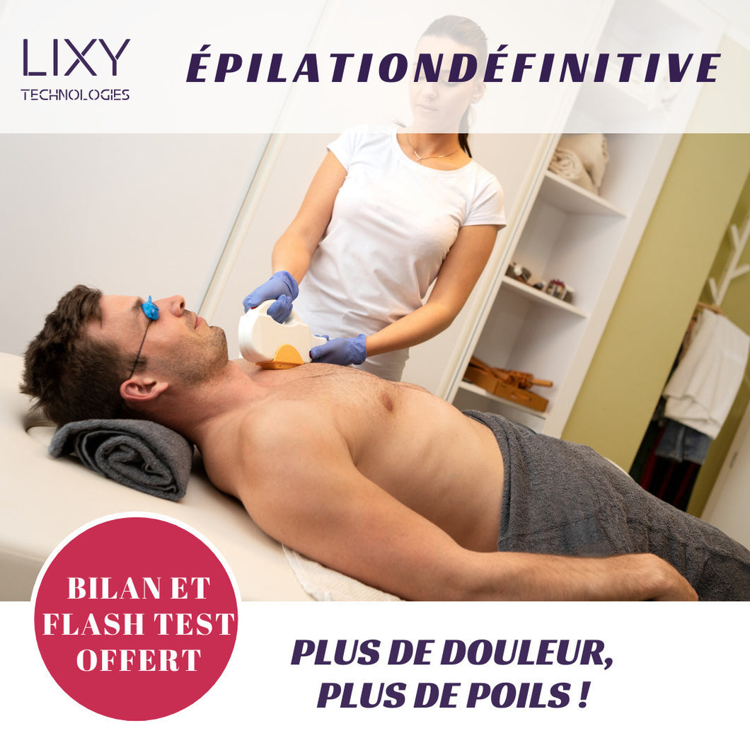 Epilation définitive lumière pulsée - TORSE