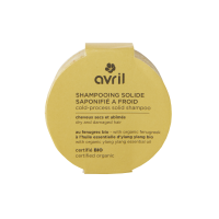 Shampoing solide saponifié à froid Cheveux secs et abîmés 100g Vegan Certifié bio