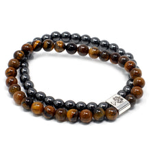 Charger l'image dans la galerie, Bracelet magnétique Gemme - Oeil du tigre
