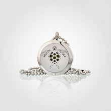 Load image into Gallery viewer, Collier Médaillon Tortue Diffuseur d’Huiles Essentielles | Aromathérapie 25mm
